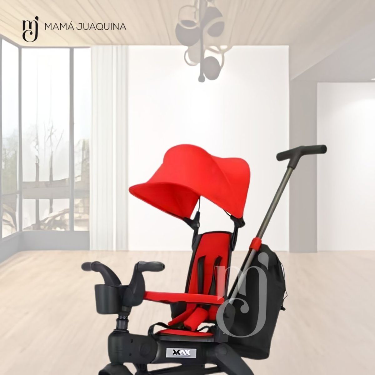 BEAUTIFUL - Triciclo Guiador para Niños «DATRION» Red