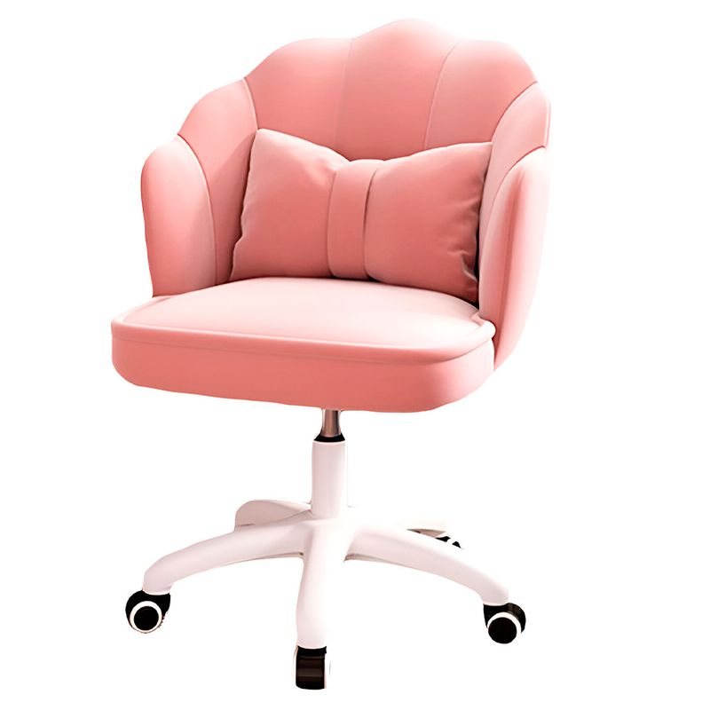 BUCKINGHAM - Silla Giratoria de Escritorio Oficina Tocador Q1 Rosada Buckingham