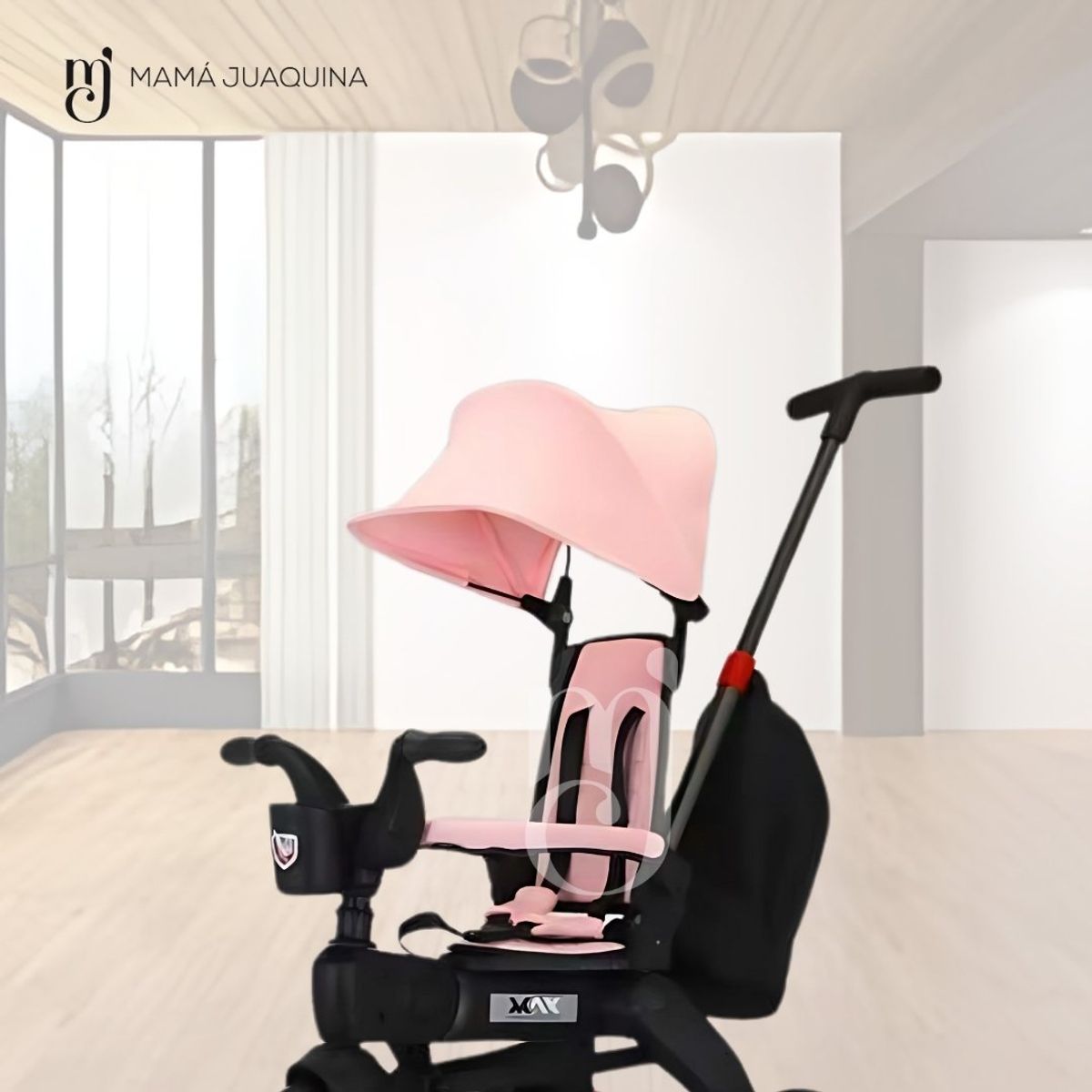 BEAUTIFUL - Triciclo Guiador para Niños «DATRION» Pink