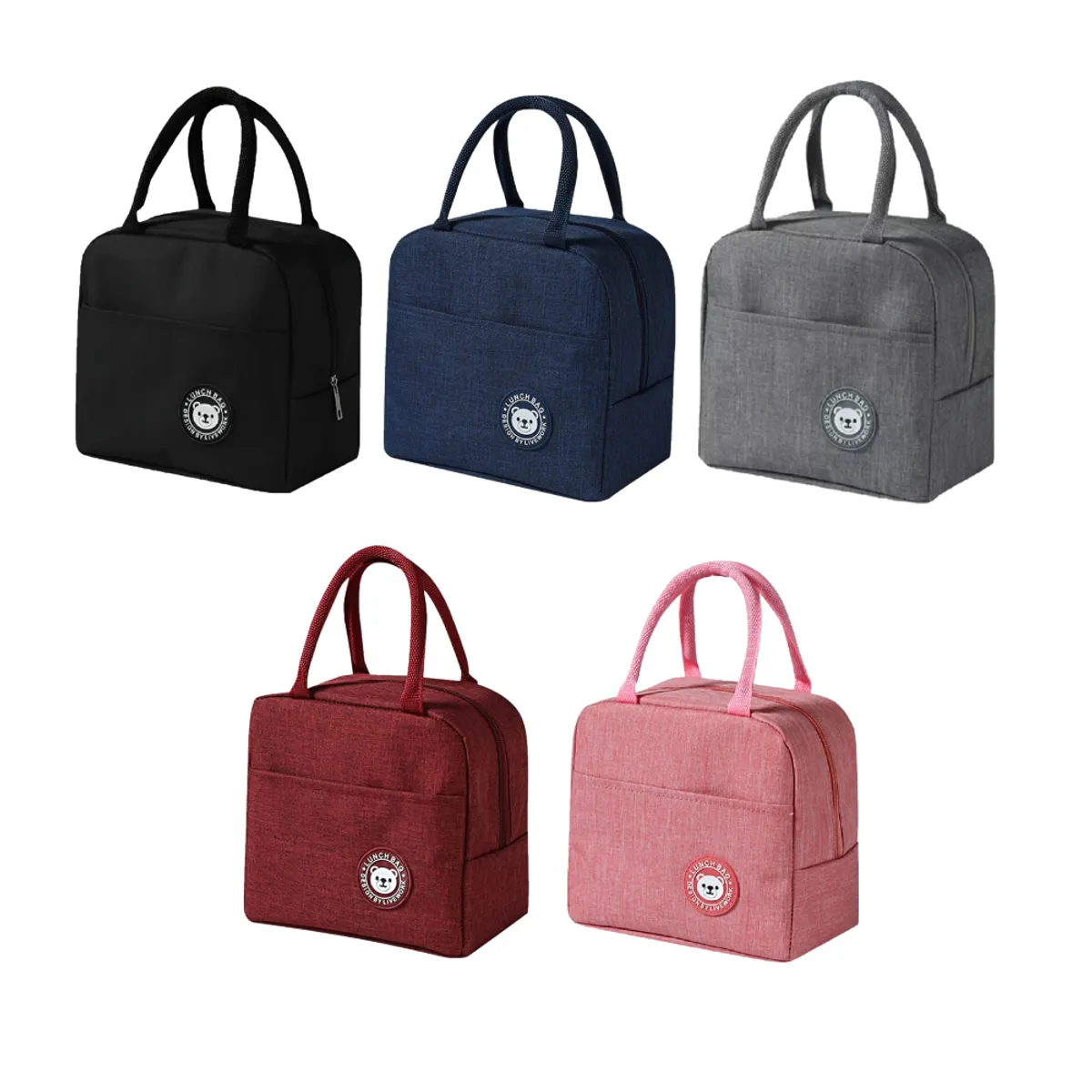 GENERICO - Set x2 Loncheras Para alimentos - Rosado