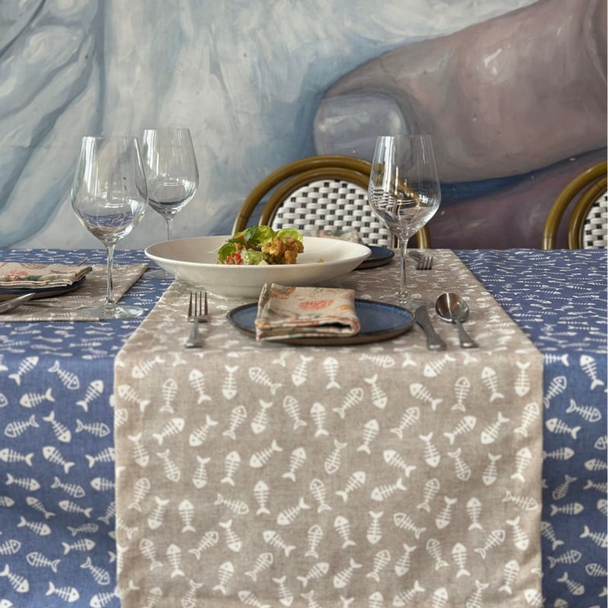 CASIOPIA - Camino antimanchas ASIA BEIGE 280 m x 40 cm