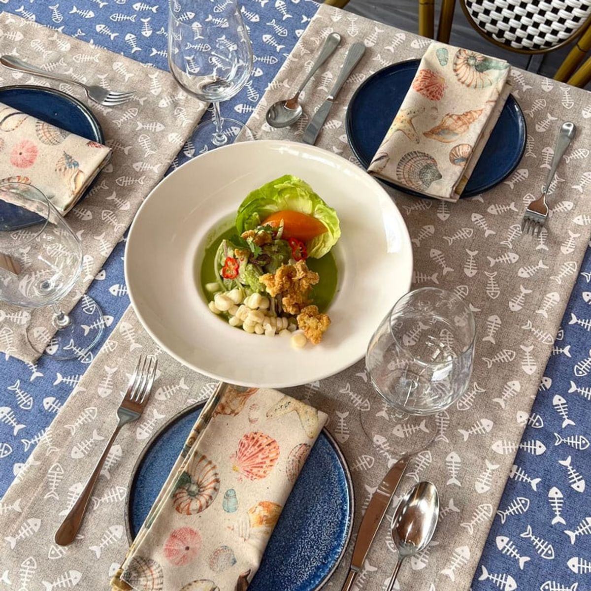 CASIOPIA - Camino antimanchas ASIA BEIGE 280 m x 40 cm