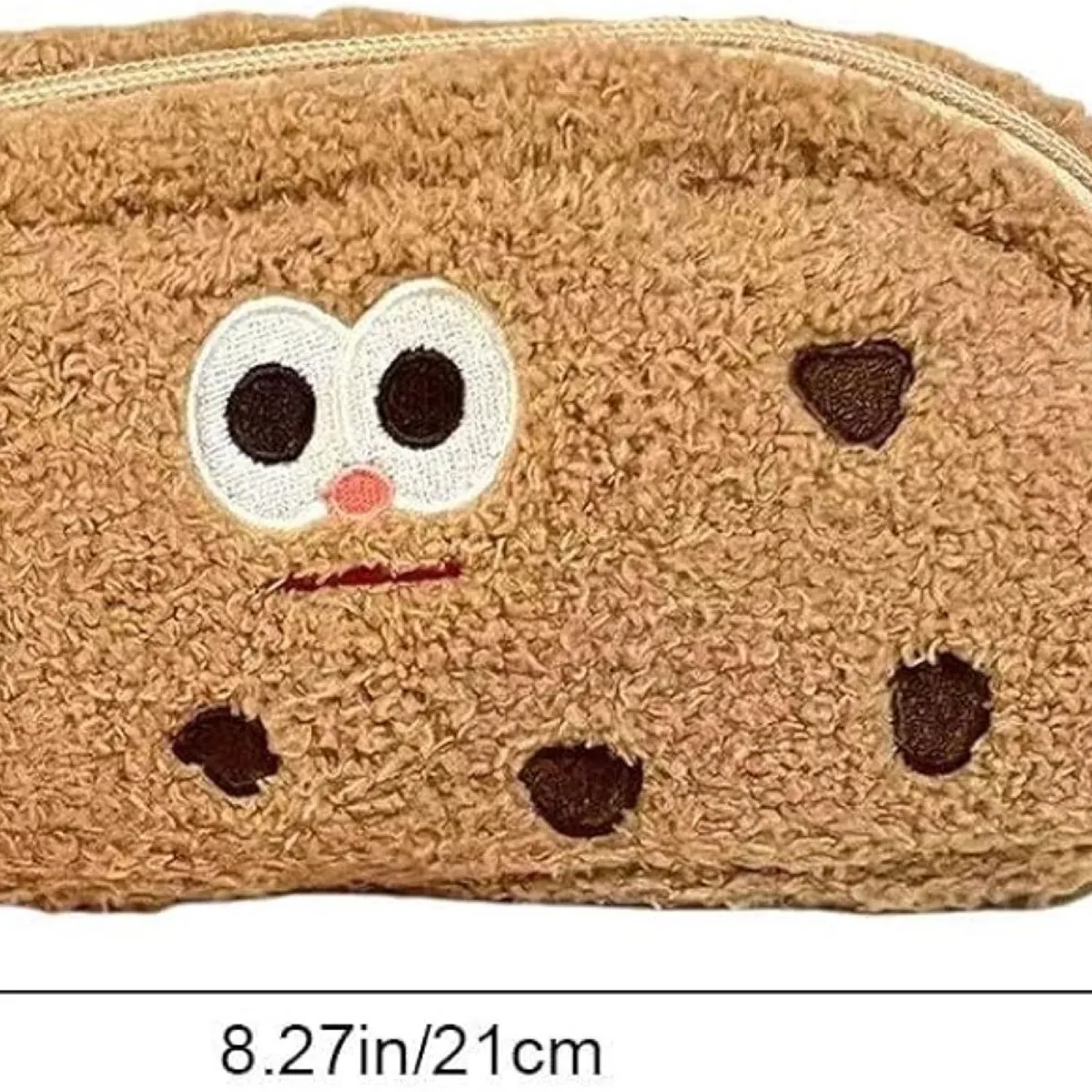 GENERICO - CARTUCHERA FELPA GALLETA VAINILLA