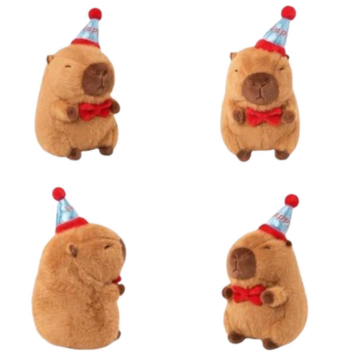 GENERICO - Peluche Capibara Happy Birthday 30cm