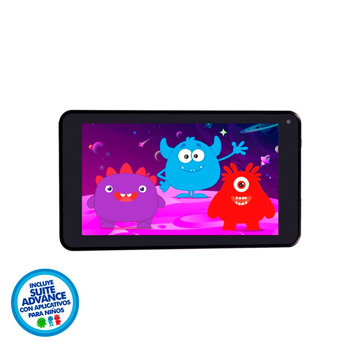 ADVANCE - Tablet Advance para niños 7" - IPS 1024x600, Android 12 Go Edition, 32GB, 2GB RAM, Wi-Fi