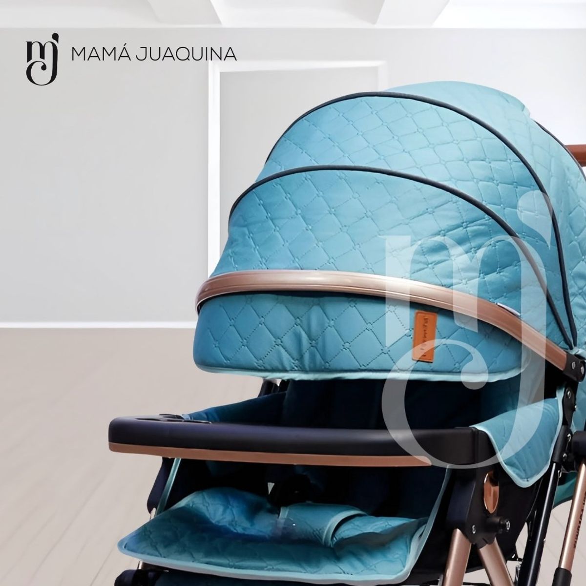 BEAUTIFUL - Coche Cuna De Lujo «SUNDAY DREAMS» Sky Blue