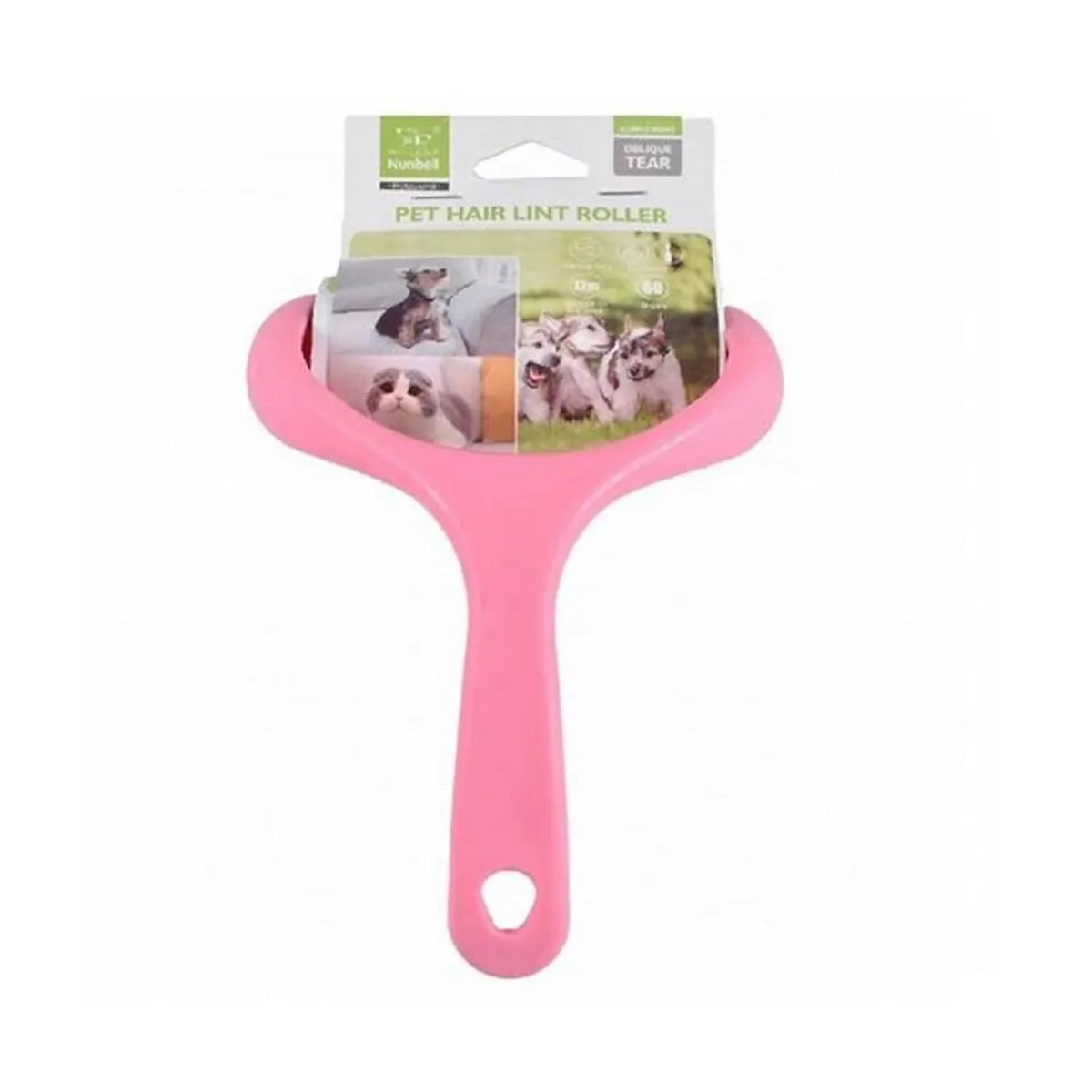 GENERICO - Rodillo quita pelusas para ropa mascota perros y gatos rosa