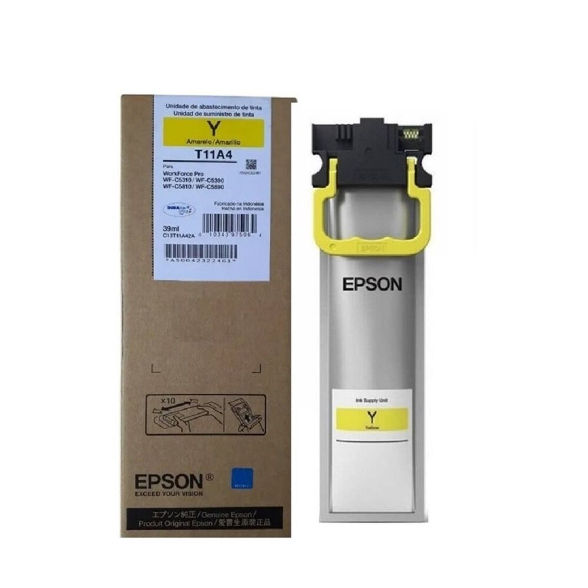EPSON - TINTA EPSON T11A4 AMARILLO T11A420 - 39ML