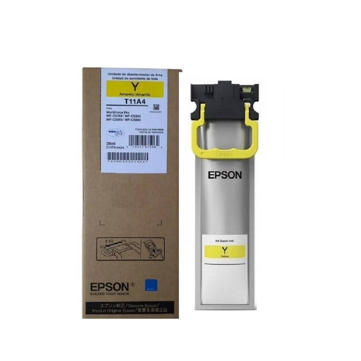 EPSON - TINTA EPSON T11A4 AMARILLO T11A420 - 39ML