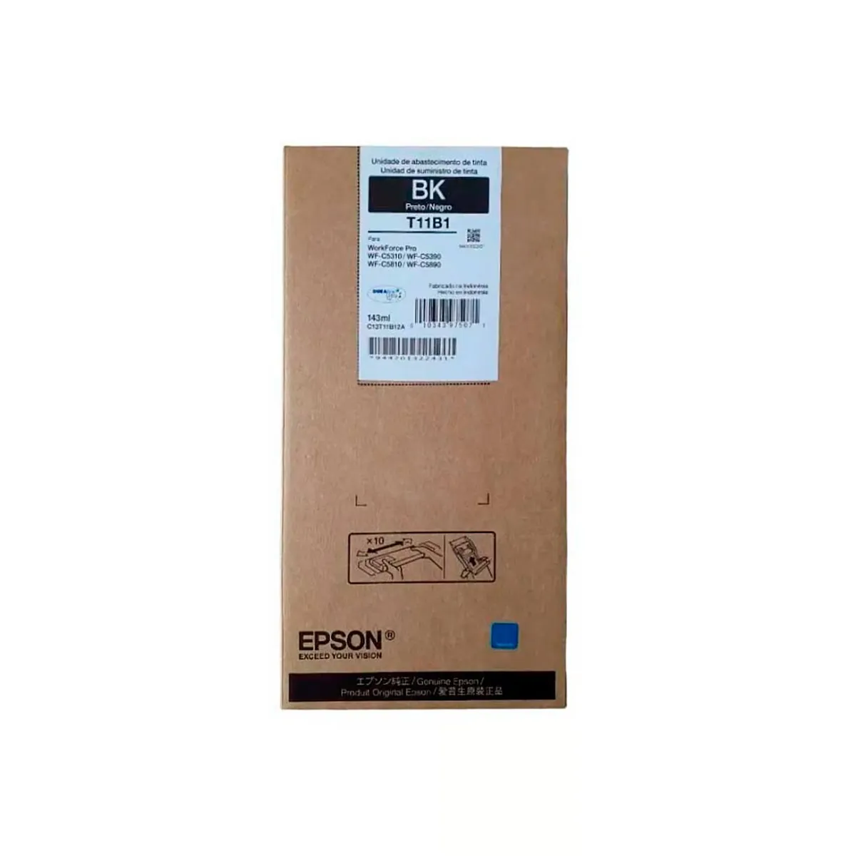 EPSON - TINTA EPSON T11B120-AL BLACK PWF C5810C5310C5390C5890