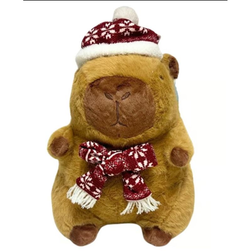 GENERICO - Peluche Capibara Navideño 30CM