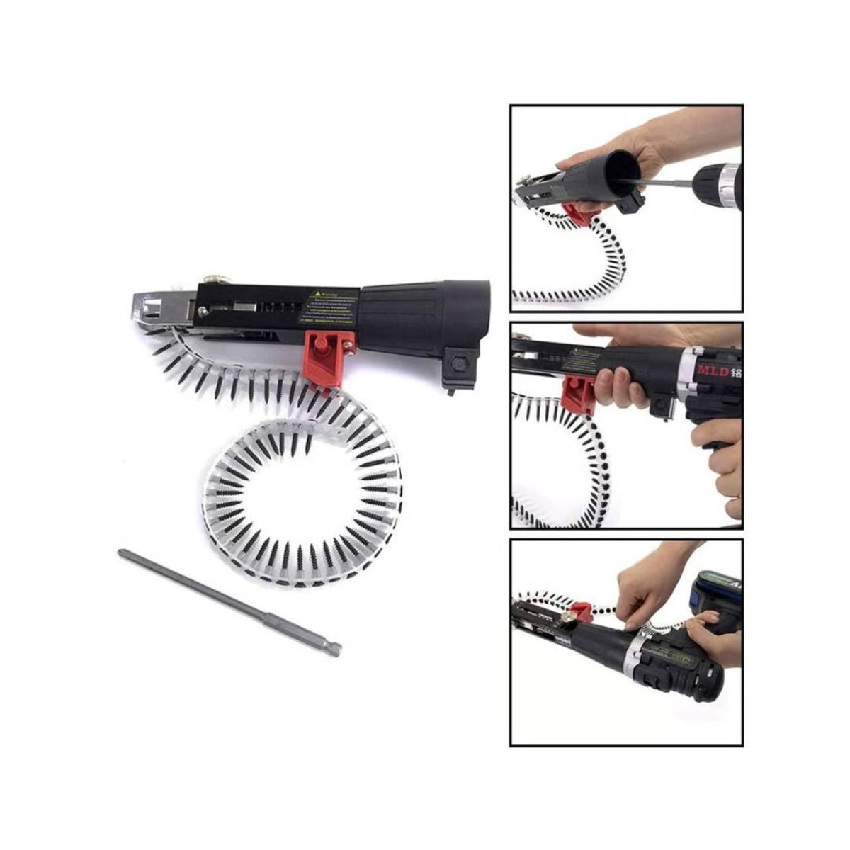 GENERICO - Adaptador De Taladro Atornillador En Cadena - Remachadora