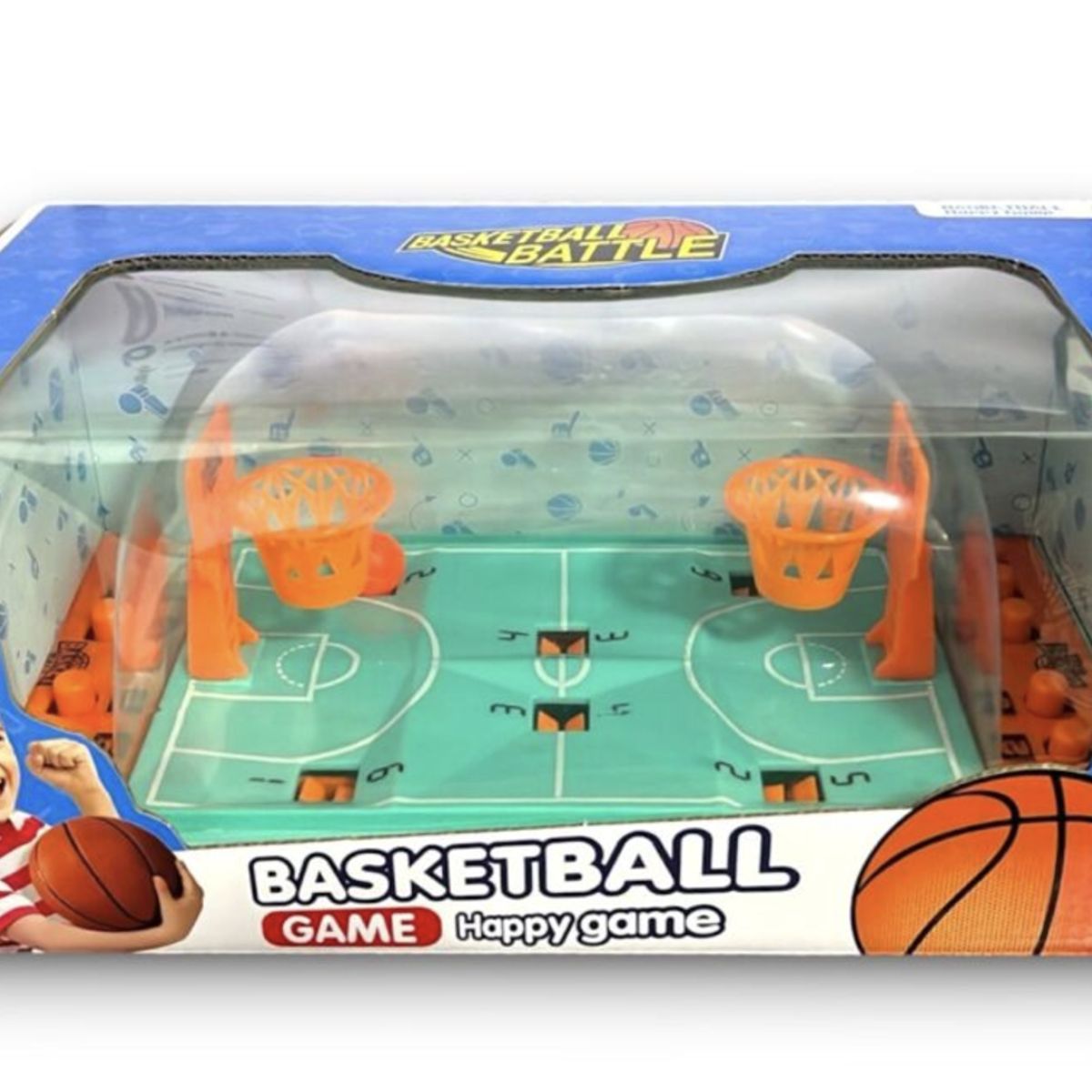 GENERICO - Mini Cancha De Basketball Para Dos - Juego De Mesa