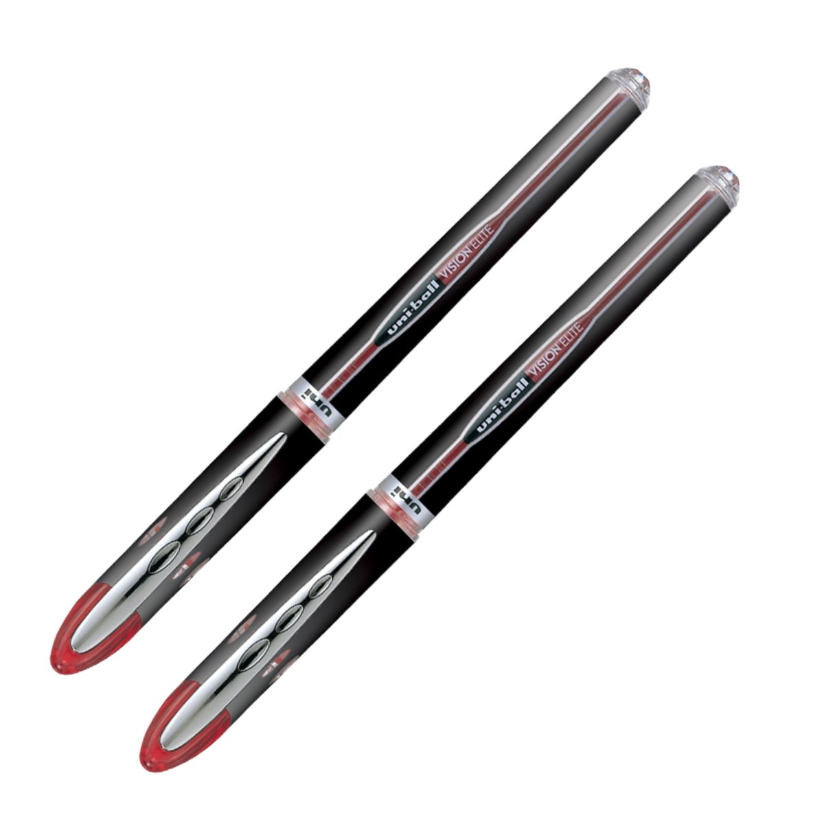 UNI BALL - UNI UB-205 Bolígrafo Tinta Líquida VISION ELITE Rojo x 2