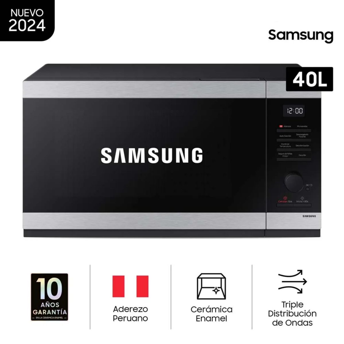 SAMSUNG - MICROONDAS SAMSUNG MS40DG5504ATPE  40L