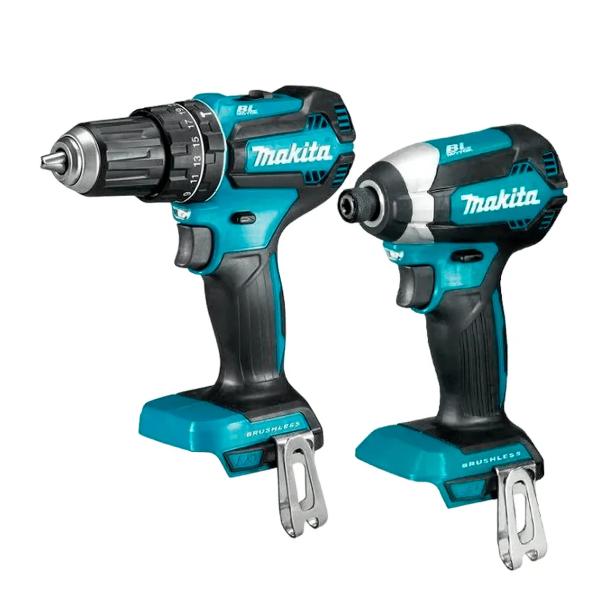 MAKITA - Taladro 1/2''+ Atornillador 1/4’’ Inc 2 Bat y Carg Makita DLX2283S