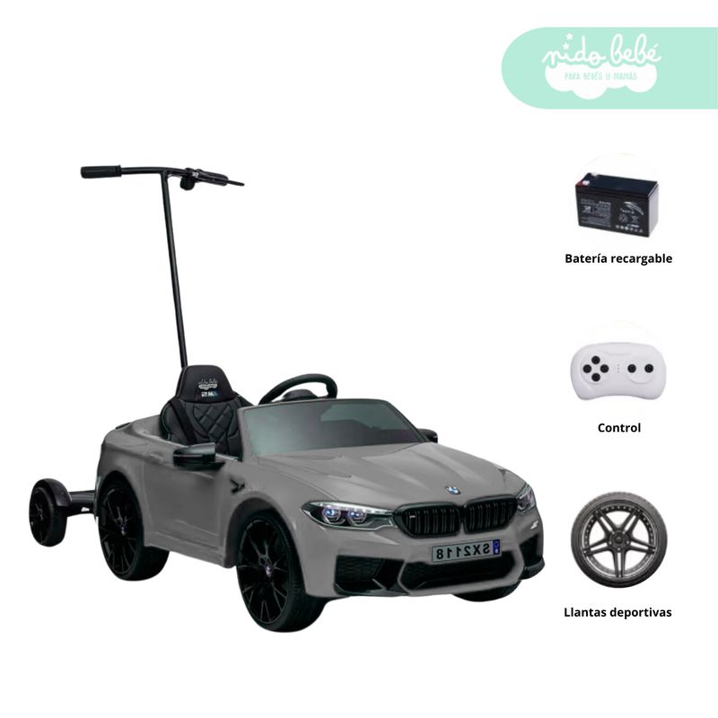 GENERICO - Carro a Batería para Niño y Adulto BMW Space Gray
