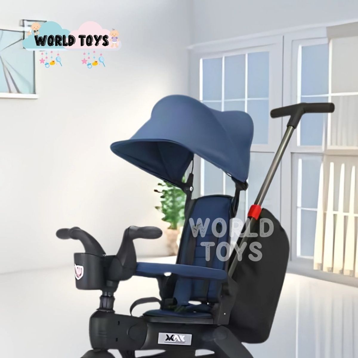 BEAUTIFUL - Triciclo Guiador para Niños «DATRION» Blue