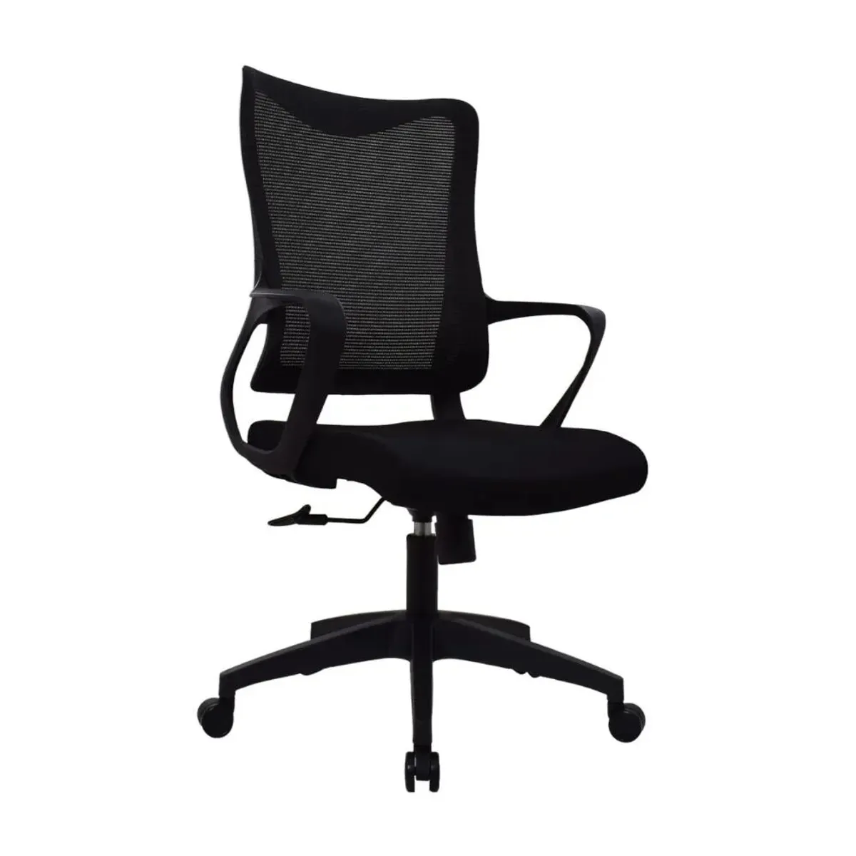 OFIDEAS - Silla De Oficina Giratorio Rigs Gerente Tela Negro Ofideas