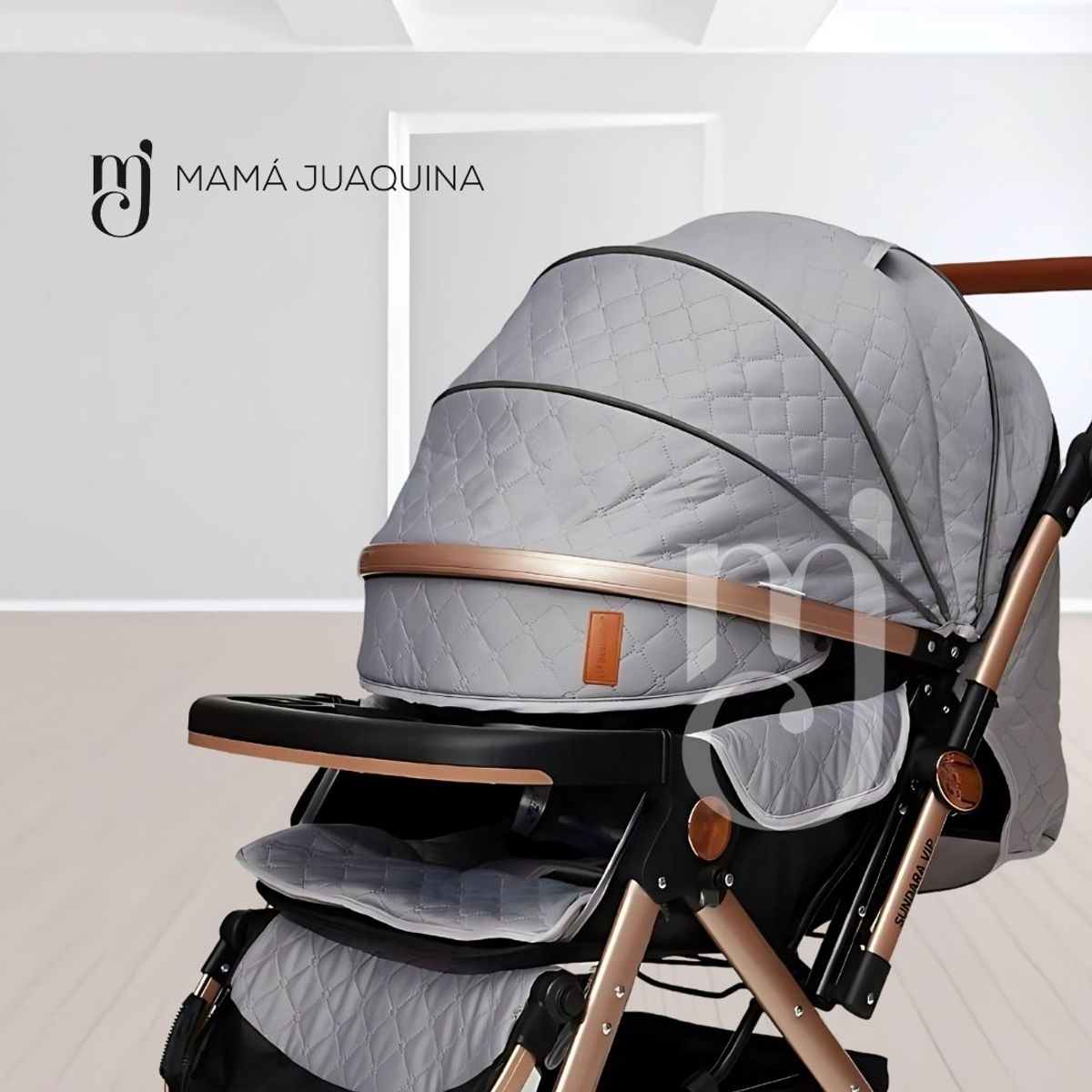 BEAUTIFUL - Coche Cuna De Lujo «SUNDAY DREAMS» Gray