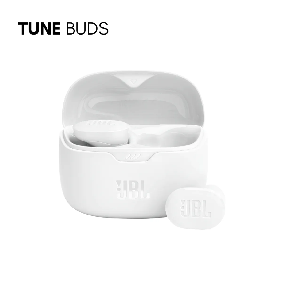 JBL - Audífonos JBL Tune Buds Blanco Bluetooth Hasta 48 Horas Zero Noise ANC