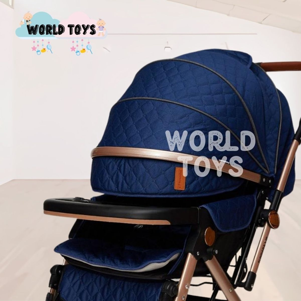 BABY - Coche Cuna De Lujo «SUNDAY DREAMS» Blue