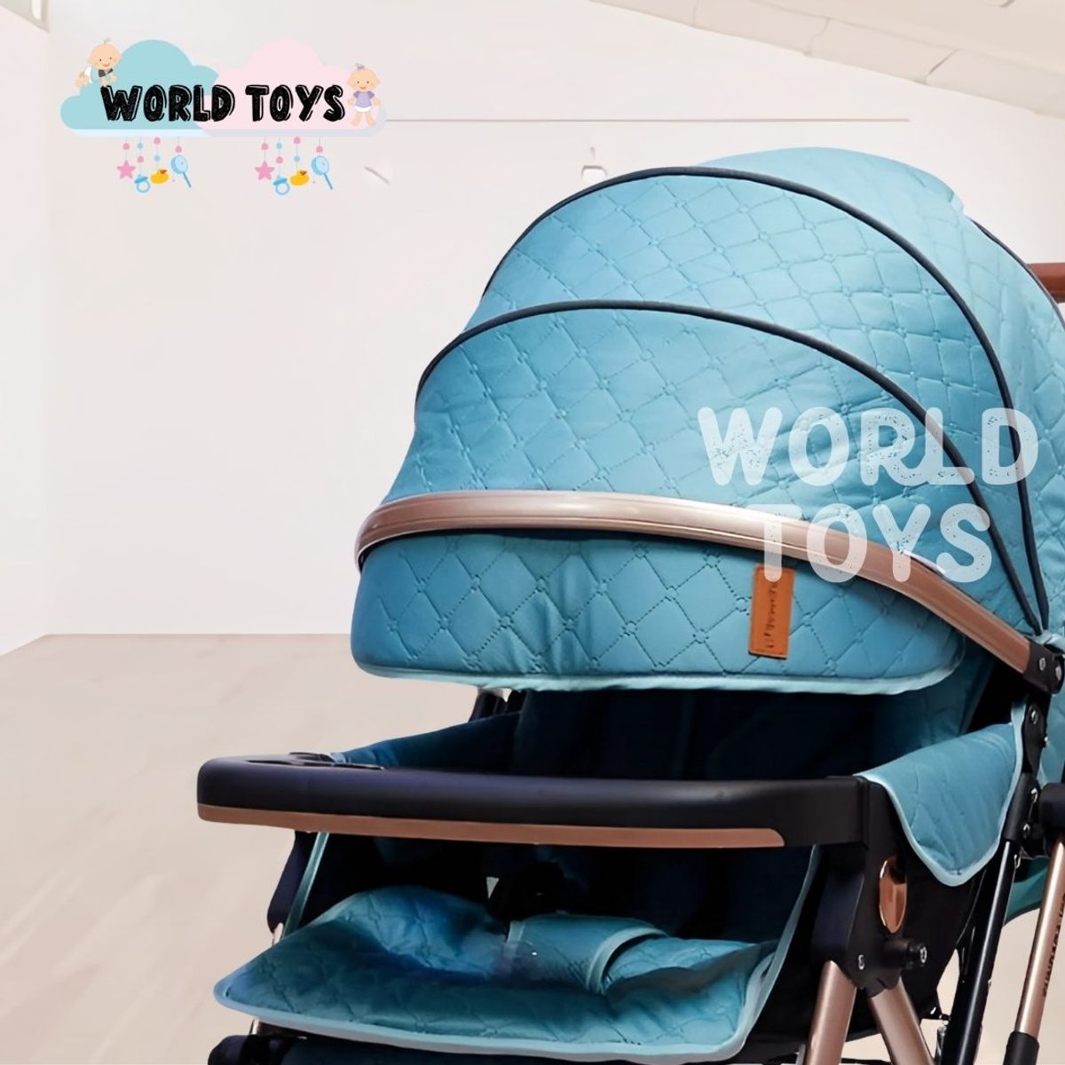 BABY - Coche Cuna De Lujo «SUNDAY DREAMS» Sky Blue