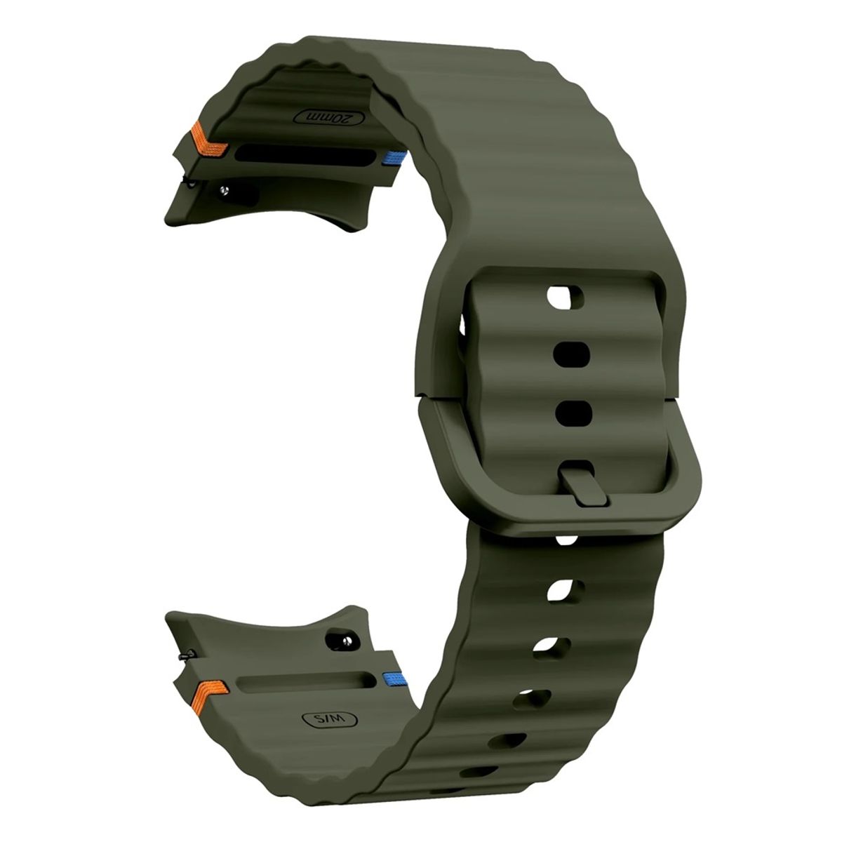 GENERICO - CORREA SILICONA PARA SAMSUNG WATCH 7 20mm- Verde