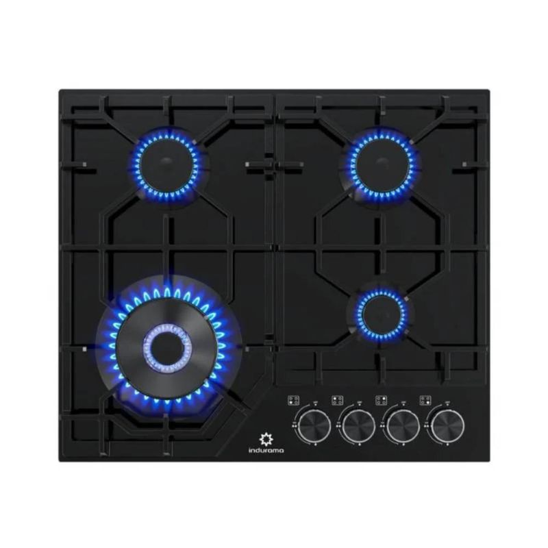 INDURAMA - COCINA EMPOTRABLE INDURAMA 4 QUEMADORES EGASI-604CGNE