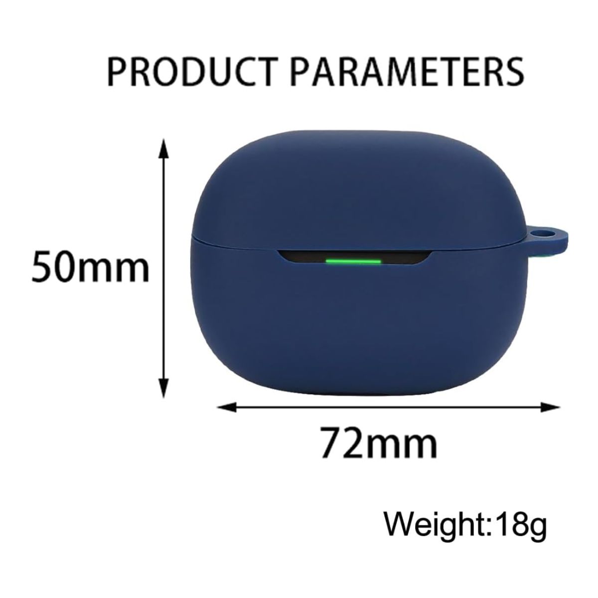 GENERICO - Funda para Redmi Buds 5 Pro, Silicona Case Cover, Anti-caída - Verde O