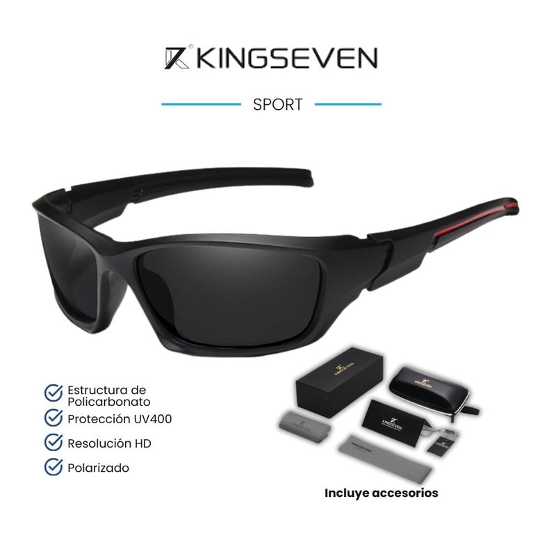 KINGSEVEN - Lentes de Sol KINGSEVEN Sport - Polarizados - UV400