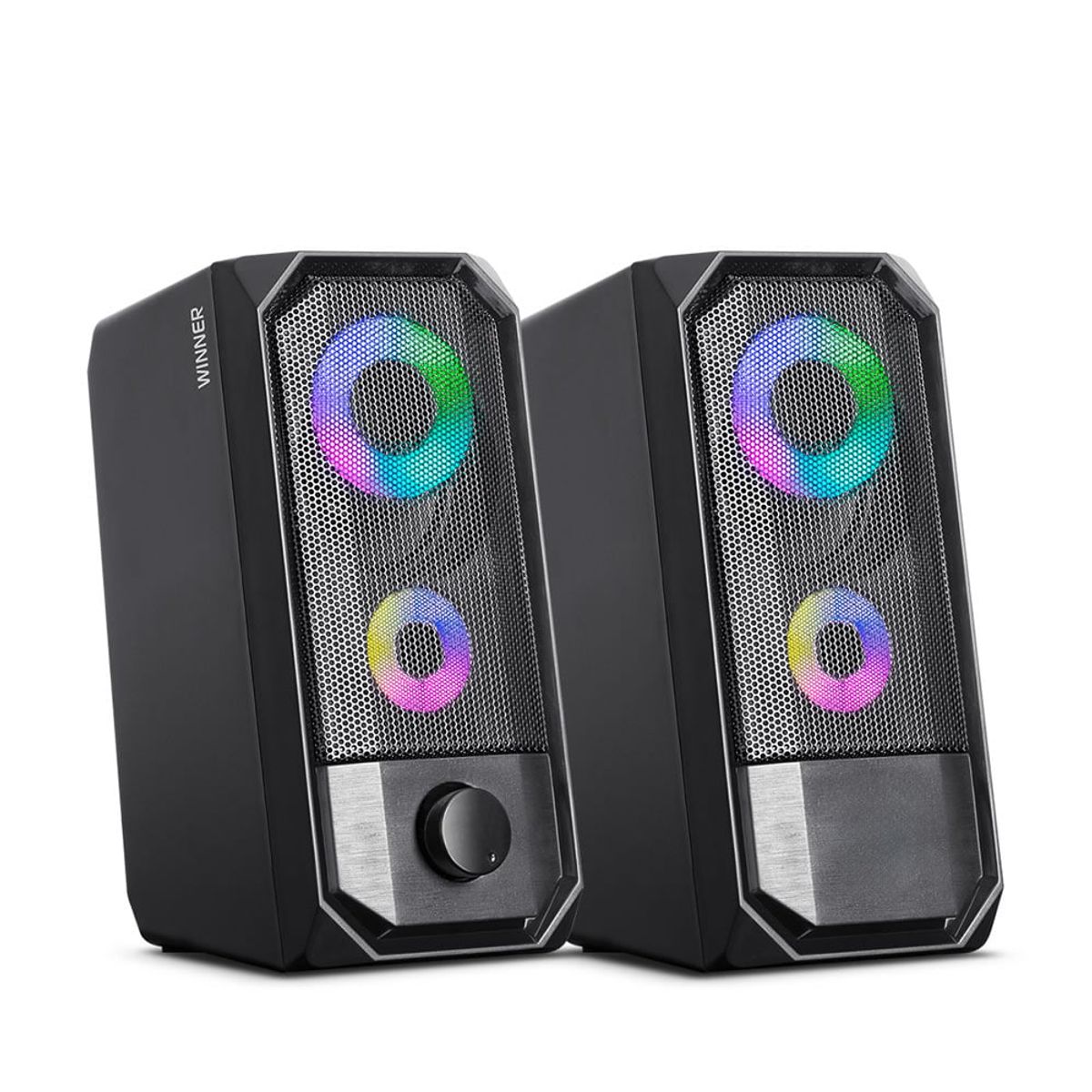 MICRONICS - Parlante 2.0 RGB Micronics Winner - MIC S325 Negro