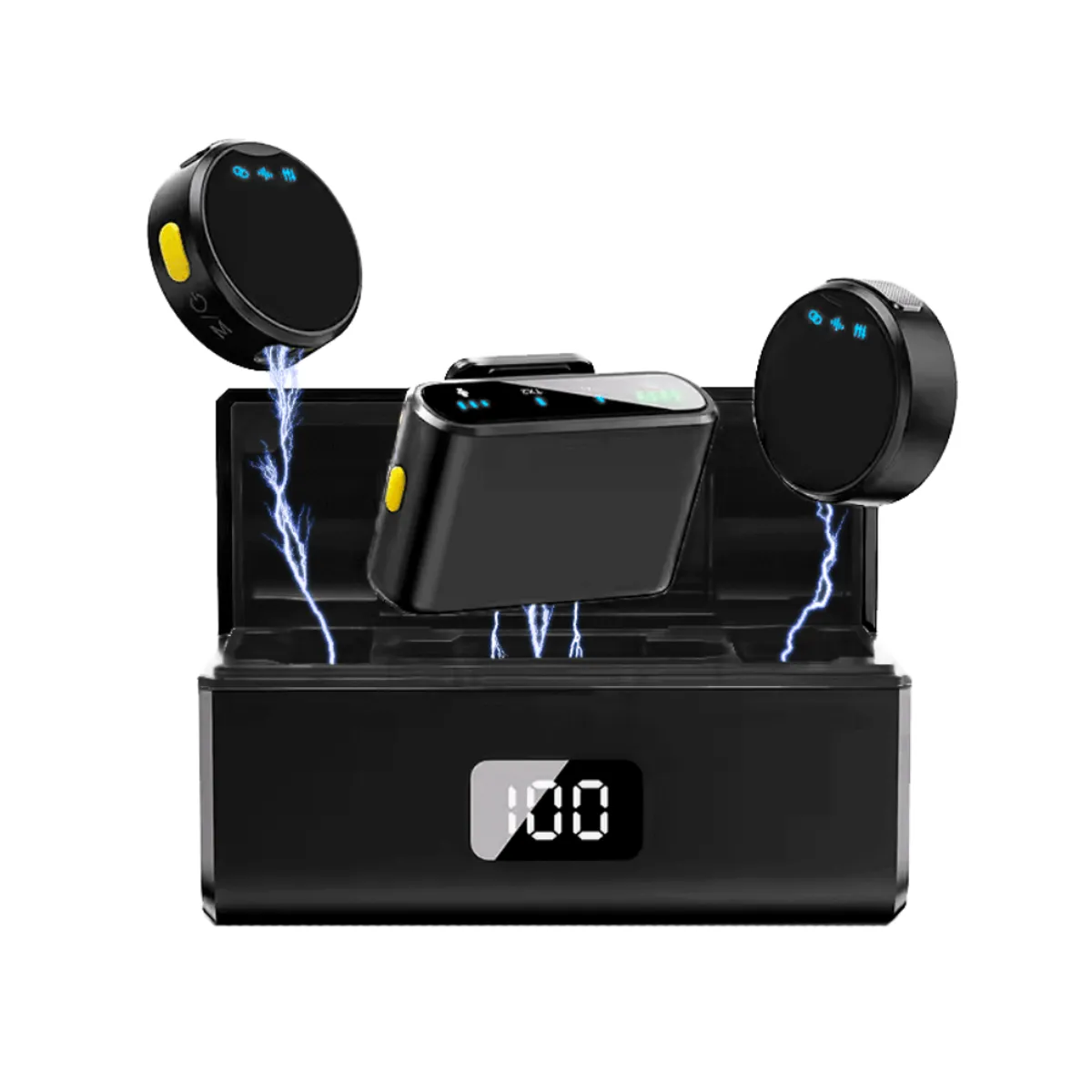 KREED - Micrófono solapero inalámbrico Profesional DUAL Magnetic SX40