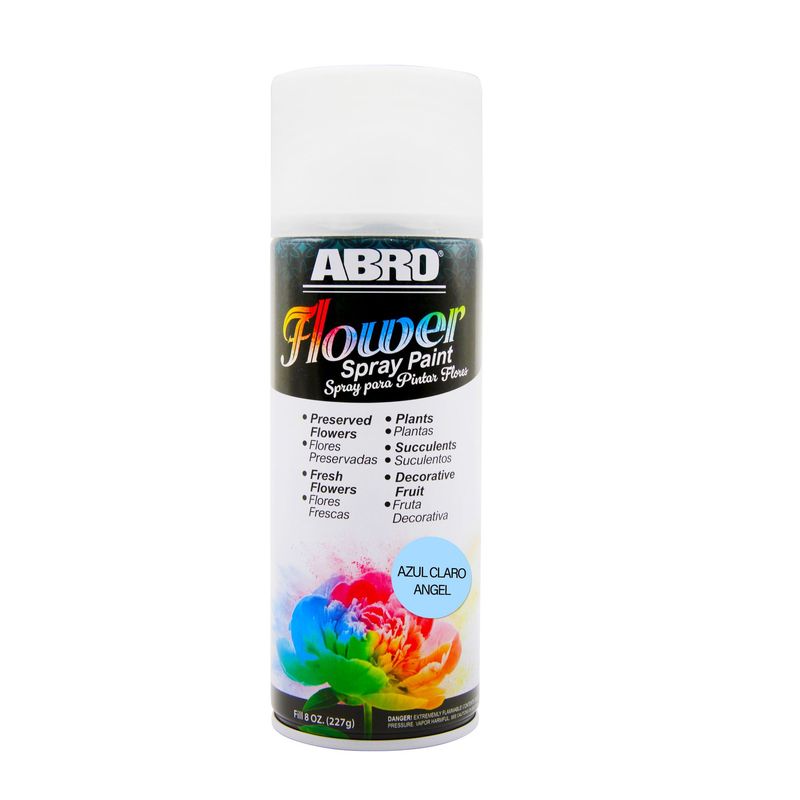 ABRO - ABRO Pintura en Spray para Flores Azul Claro Ángel FSP-400 - 227gr