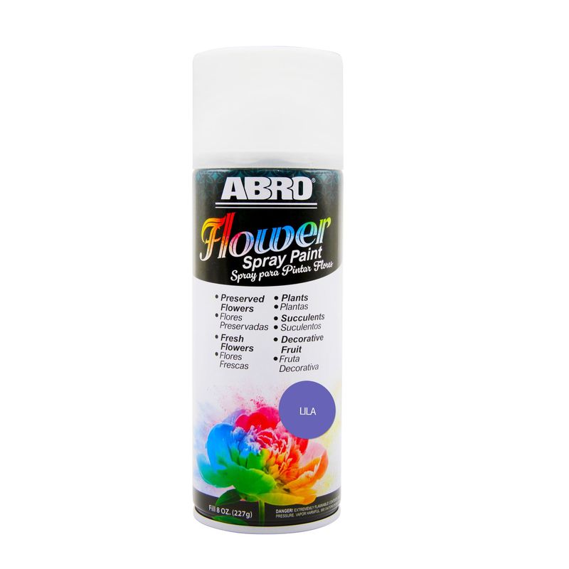 ABRO - ABRO Pintura en Spray para Flores Lila FSP-400 - 227gr