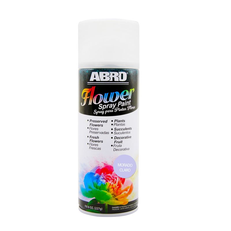 ABRO - ABRO Pintura en Spray para Flores Morado Claro FSP-400 - 227gr