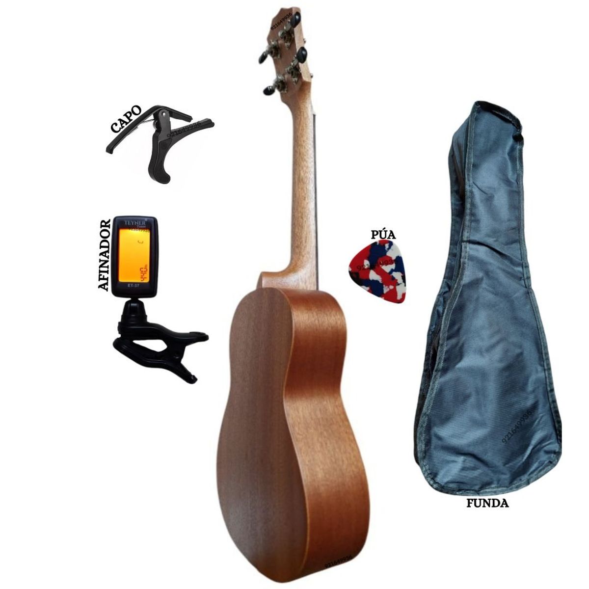 GENERICO - Pack UKELELE CONCIERTO UJH-23