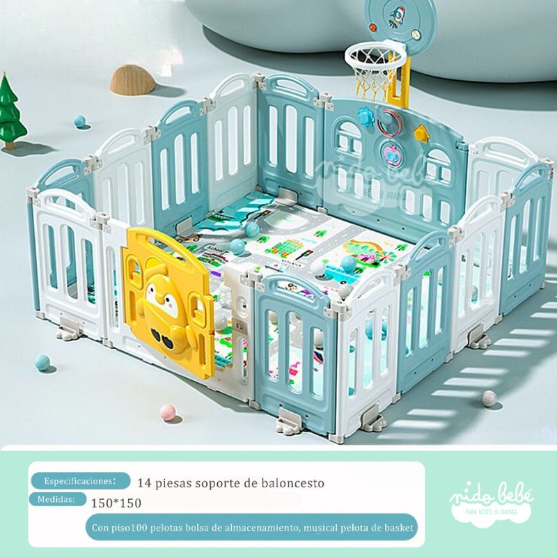 GENERICO - CERCO PLEGABLE INFANTIL MODELO PINGUINO Niño