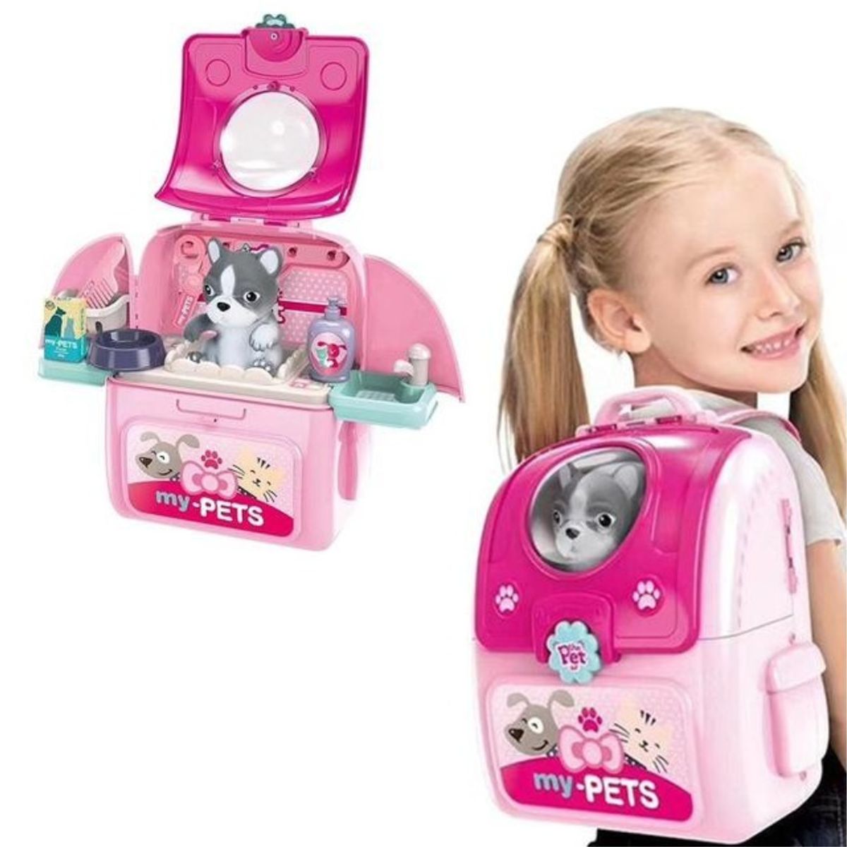 GENERICO - Mochila Set De Mascota My-Pets