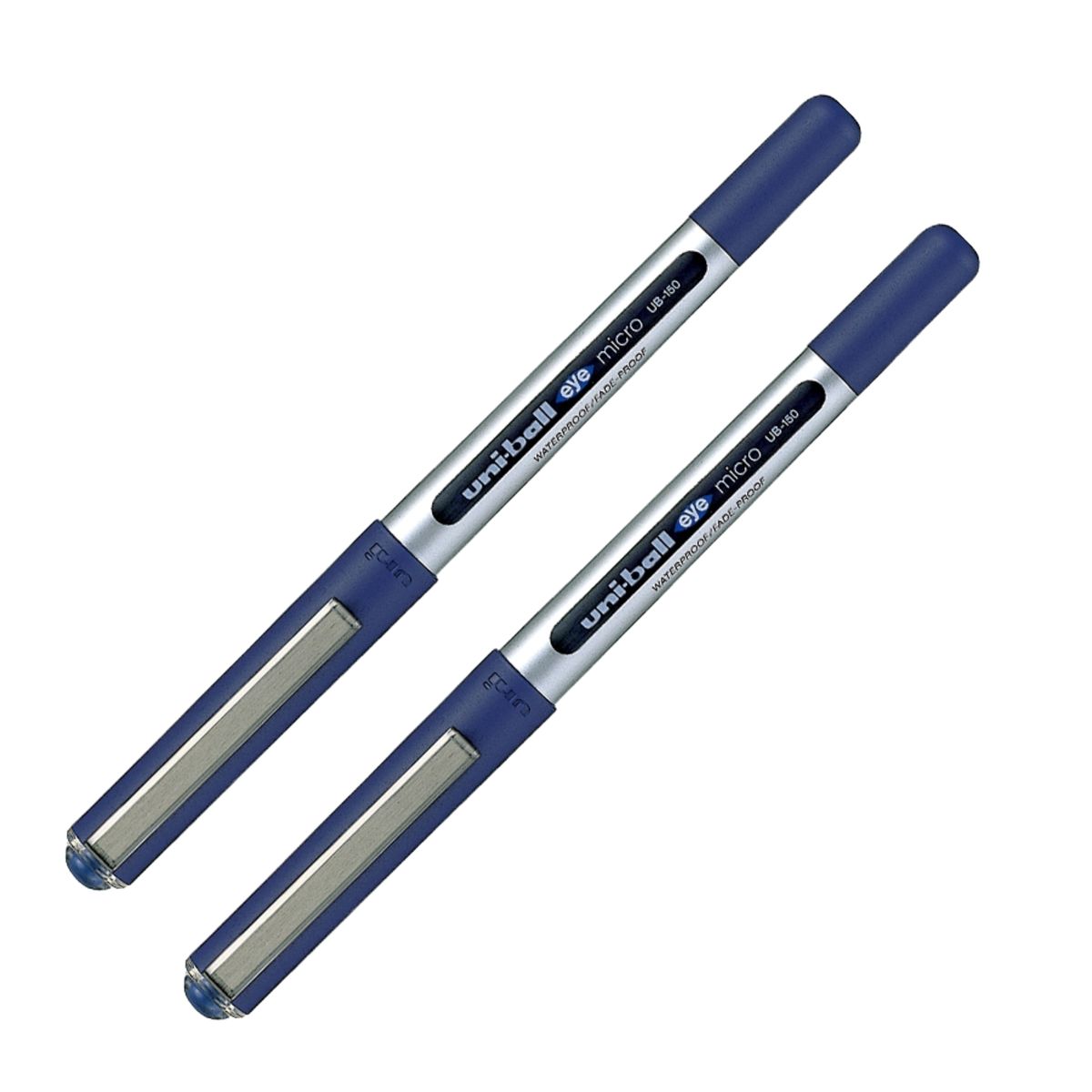 UNI BALL - UNI UB-150 Bolígrafo Tinta Líquida Eye Micro Azul Pack x 2