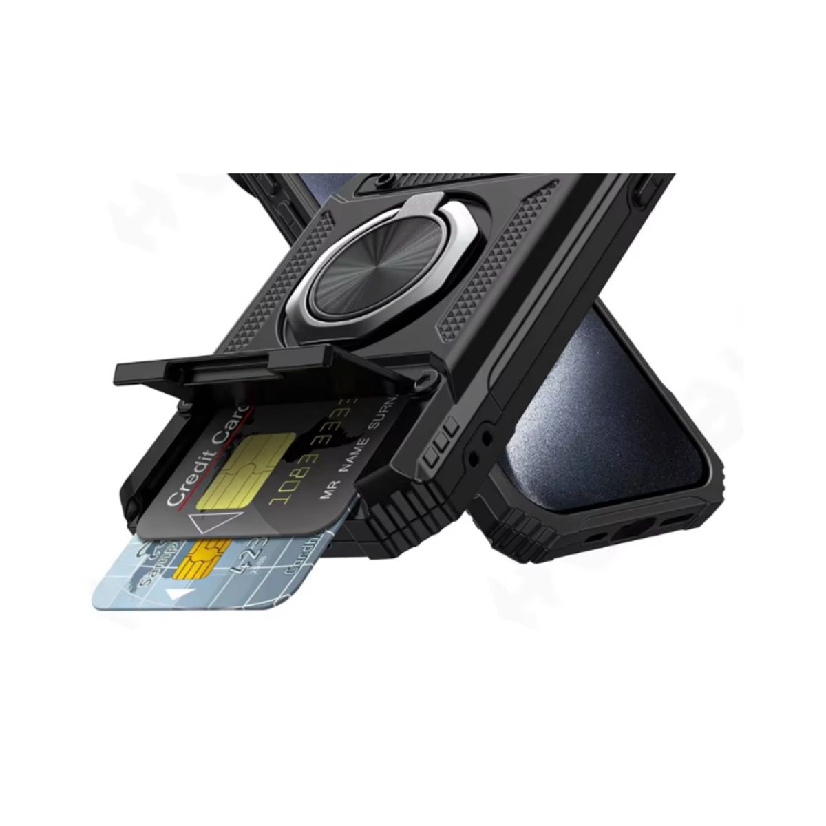 GENERICO - CASE TARJETERO AZUL PARA SAMSUNG GALAXY S24 ULTRA