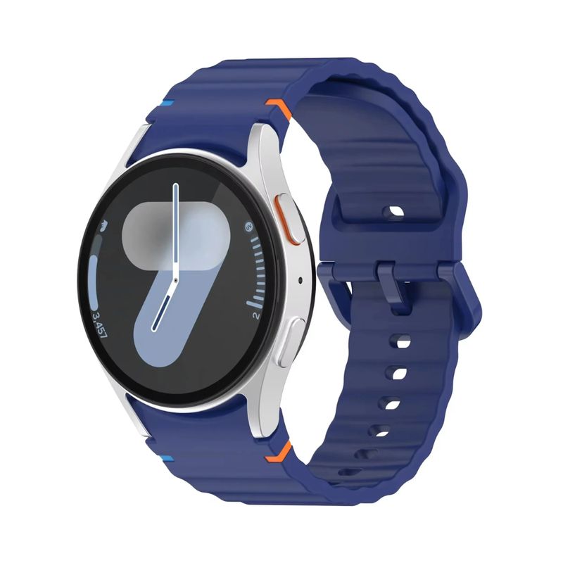 GENERICO - correa deportiva silicona para Samsung galaxy watch 7 - azul