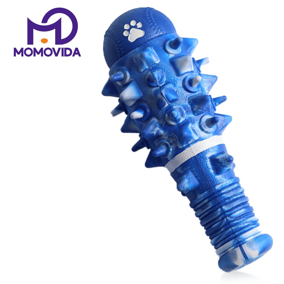 MOMOVIDA - Juguete masticable Sonoro grande de Bate Azul DT-10