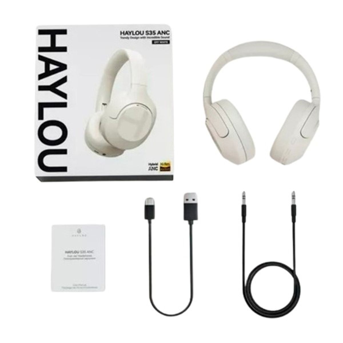 HAYLOU - Haylou S35 ANC Audífonos Bluetooth HI RES 60 horas Nuevo - BLACK