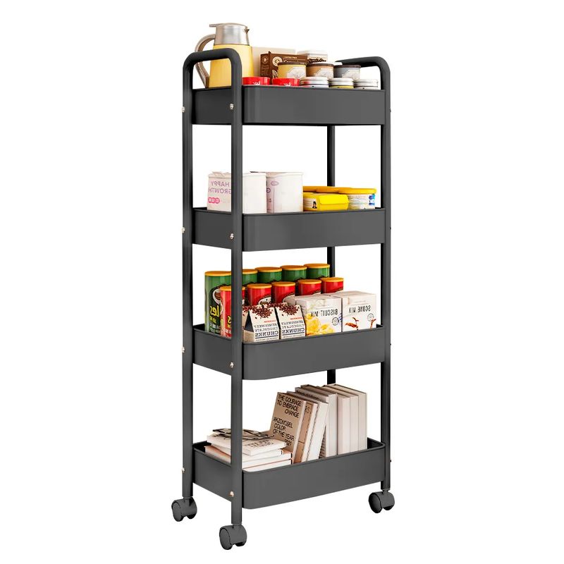 INSPIRA - Carrito de Almacenamiento Multiusos 4 Niveles con Ruedas