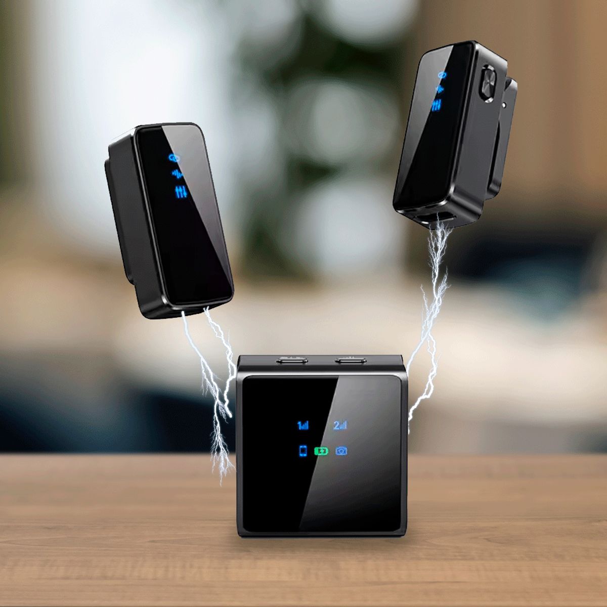 KREED - Micrófono solapero inalámbrico Profesional DUAL Compact SX50