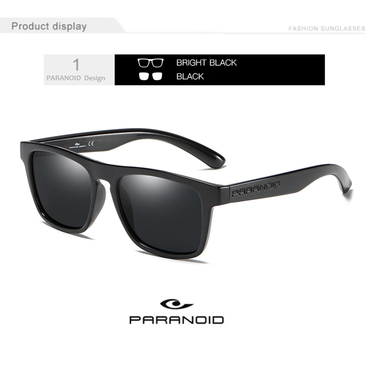 GENERICO - Lentes de Sol PARANOID Ultra - Polarizados - UV400 - Brillo