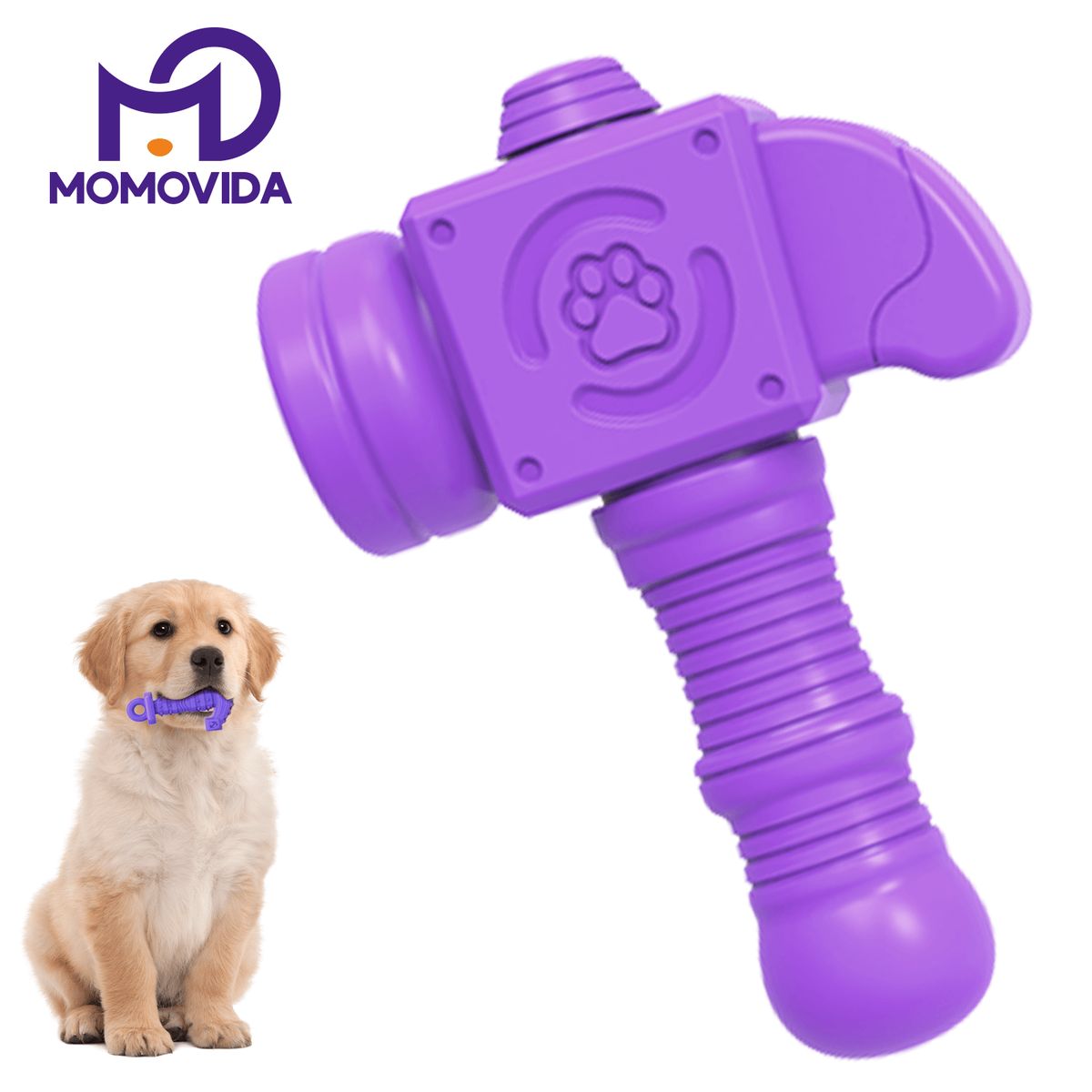 MOMOVIDA - Juguete Masticable en forma de Martillo DT-13 Morado