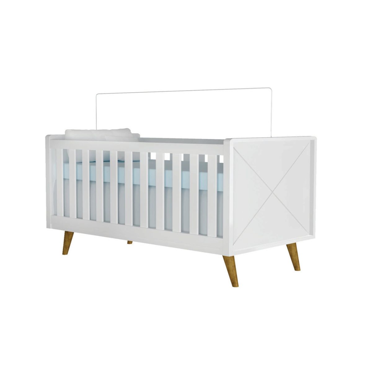 GENERICO - CUNA LORENA BLANCO SIN CAPITONE