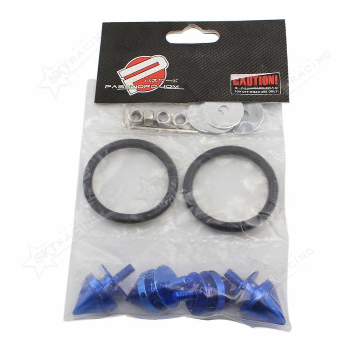 GENERICO - sujetador de parachoques Azul